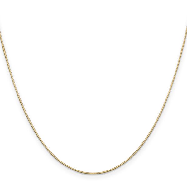Leslie's 14K .8mm D/C Octagonal Snake Chain - Image 2