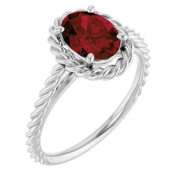 Solitaire Rope Ring