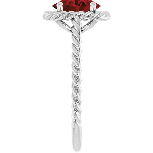 Solitaire Rope Ring - Image 4