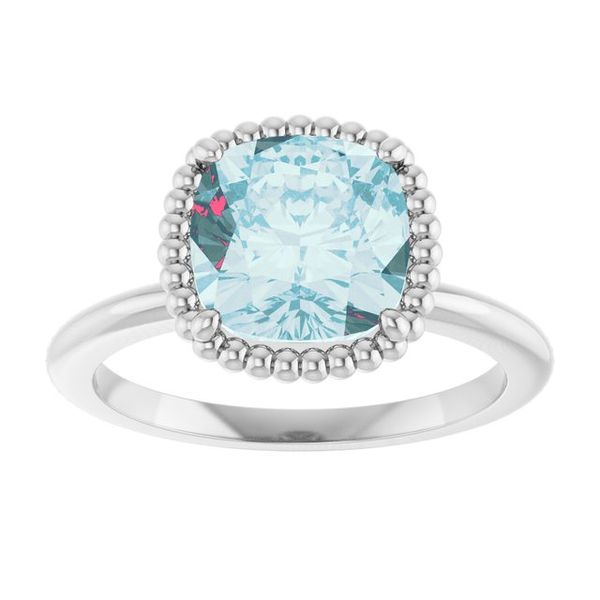 Beaded Solitaire Ring - Image 3