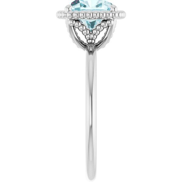 Beaded Solitaire Ring - Image 4