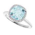 Beaded Solitaire Ring - Image 5