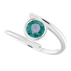 Bezel-Set Solitaire Ring - Image 5