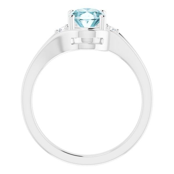 Accented Split Shank Ring - Image 2