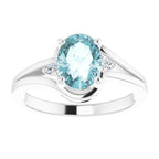 Accented Split Shank Ring - Image 3