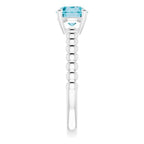 Beaded Solitaire Ring - Image 4