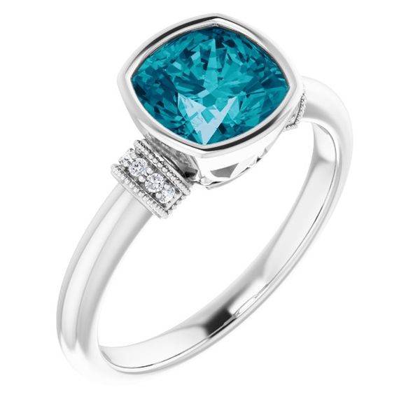 Bezel-Set Accented Ring