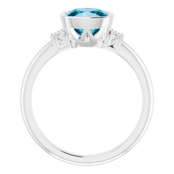 Bezel-Set Accented Ring - Image 2