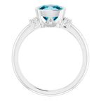 Bezel-Set Accented Ring - Image 2