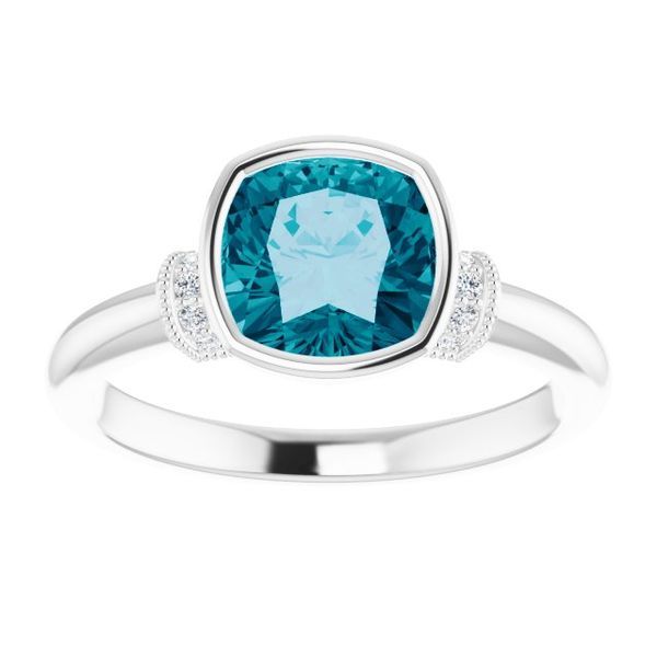 Bezel-Set Accented Ring - Image 3