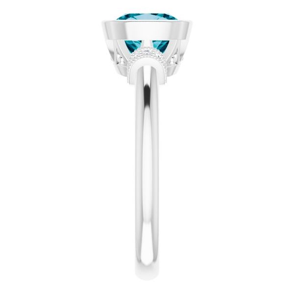 Bezel-Set Accented Ring - Image 4