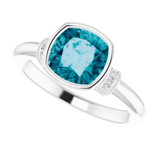 Bezel-Set Accented Ring - Image 5