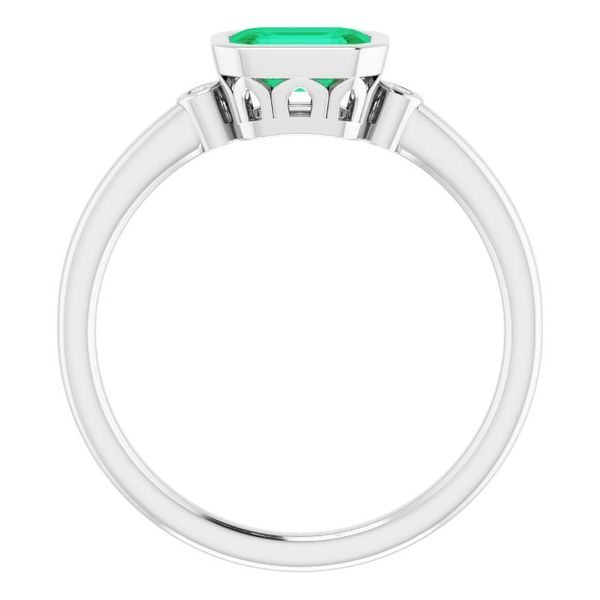 Bezel-Set Accented Ring - Image 2
