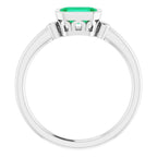 Bezel-Set Accented Ring - Image 2