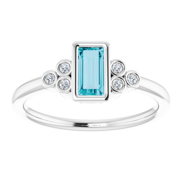 Bezel-Set Accented Ring - Image 3