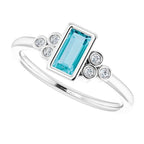 Bezel-Set Accented Ring - Image 5