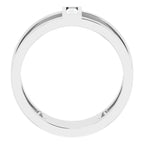 Baguette Negative Space Ring - Image 2