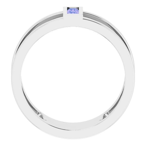 Baguette Negative Space Ring - Image 2