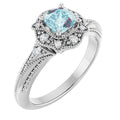 Vintage-Inspired Accented Ring