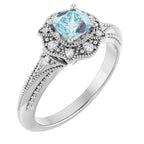 Vintage-Inspired Accented Ring