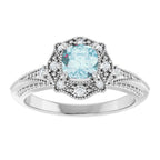 Vintage-Inspired Accented Ring - Image 3