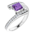 Accented Bypass Ring