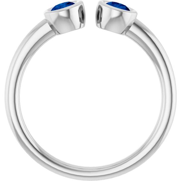 Bezel-Set Two-Stone Ring - Image 2