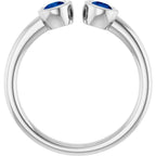 Bezel-Set Two-Stone Ring - Image 2