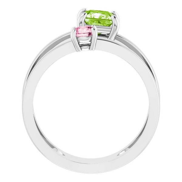 Accented Negative Space Ring - Image 2