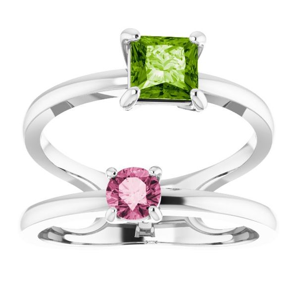 Accented Negative Space Ring - Image 3