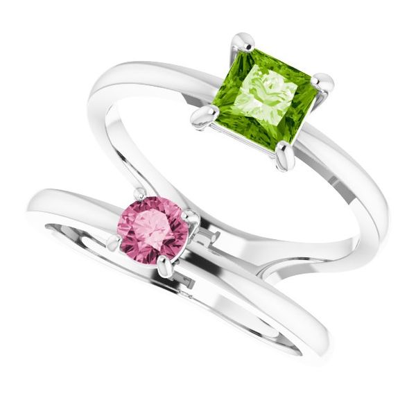 Accented Negative Space Ring - Image 5