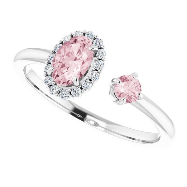 Accented Halo-Style Ring - Image 5