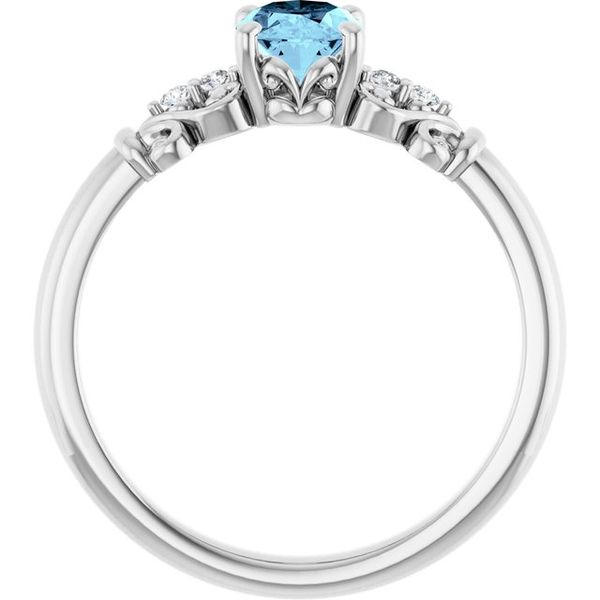 Accented Sculptural Ring - Image 2