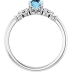 Accented Sculptural Ring - Image 2