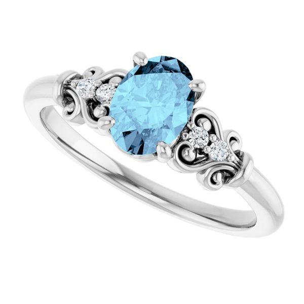Accented Sculptural Ring - Image 5