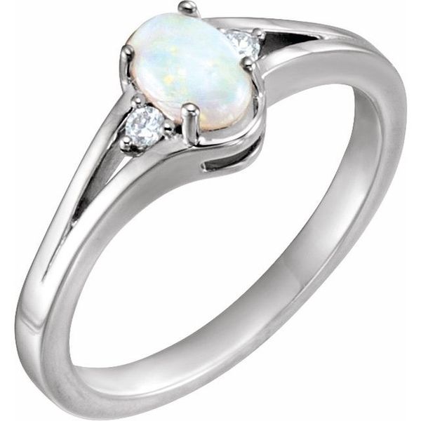 Accented Cabochon Ring