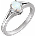 Accented Cabochon Ring