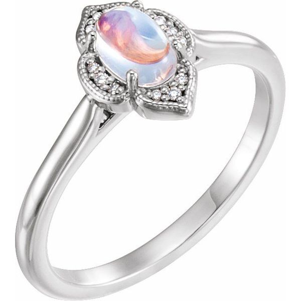 Clover Cabochon Ring