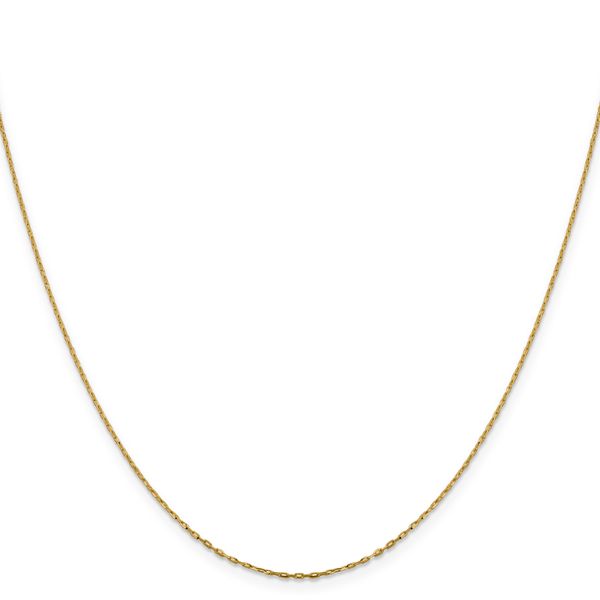 Leslie's 14K 1mm D/C Open Long Link Cable Chain - Image 2