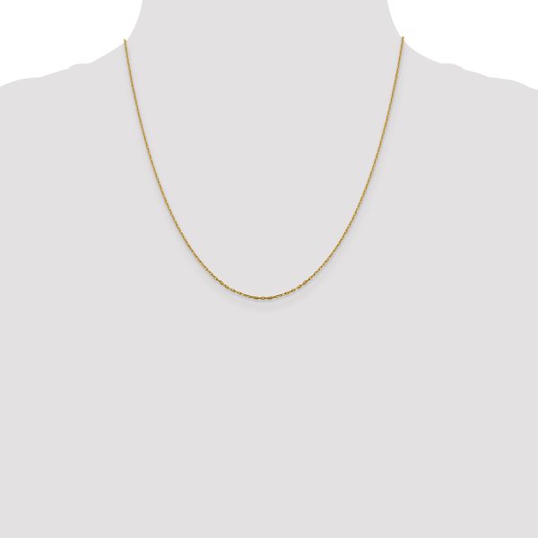 Leslie's 14K 1mm D/C Open Long Link Cable Chain - Image 4