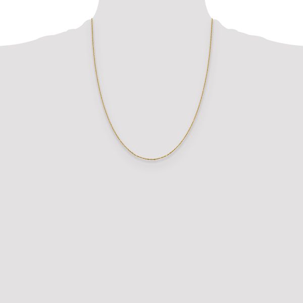 Leslie's 14K 1mm D/C Open Long Link Cable Chain - Image 4