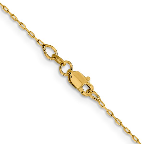 Leslie's 14K 1mm D/C Open Long Link Cable Chain - Image 3