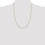 Leslie's 14K 1mm D/C Open Long Link Cable Chain - Image 4