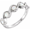 Accented Stackable Ring