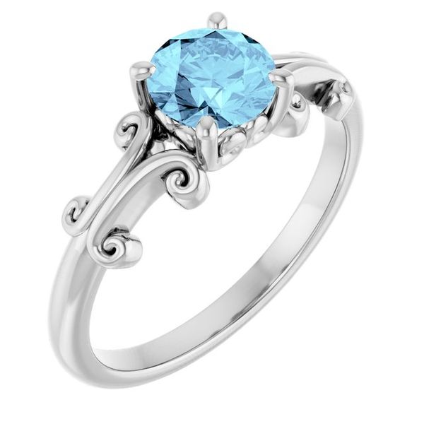 Sculptural Solitaire Ring