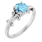Sculptural Solitaire Ring