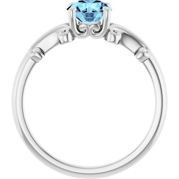 Sculptural Solitaire Ring - Image 2