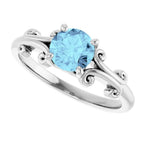 Sculptural Solitaire Ring - Image 5