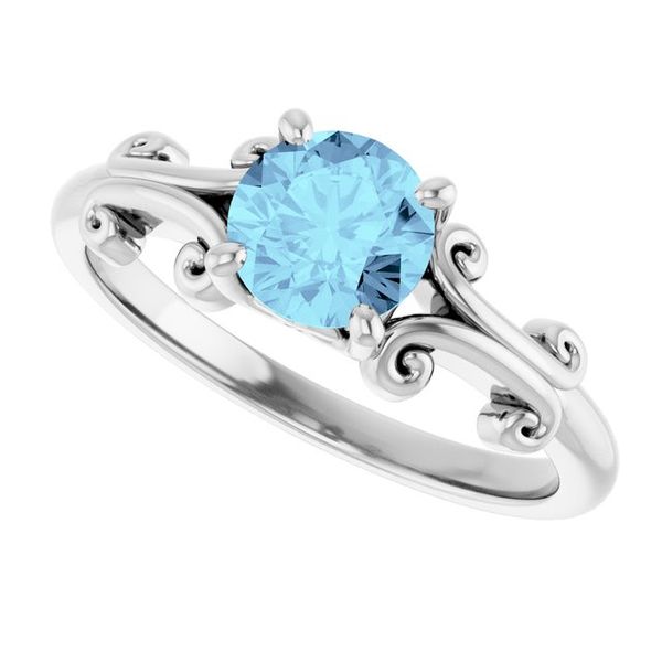 Sculptural Solitaire Ring - Image 5