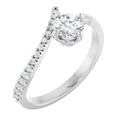 Accented Bypass Ring